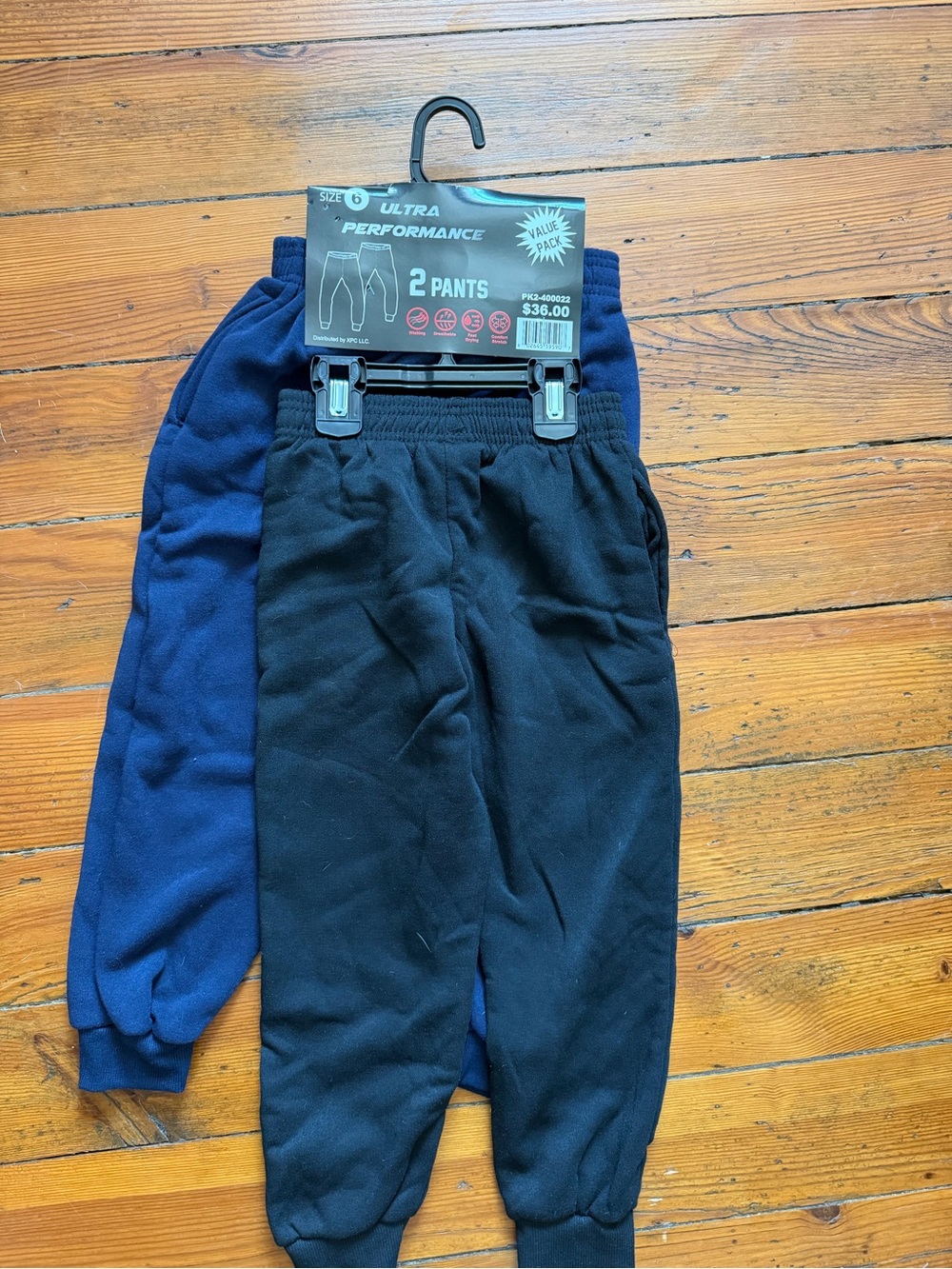 Kids 2-Pack Sweatpants - Black & Navy